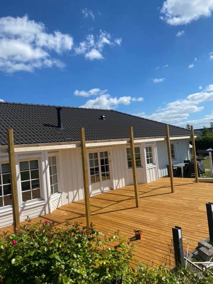 Ny træterrasse på Sjælland
